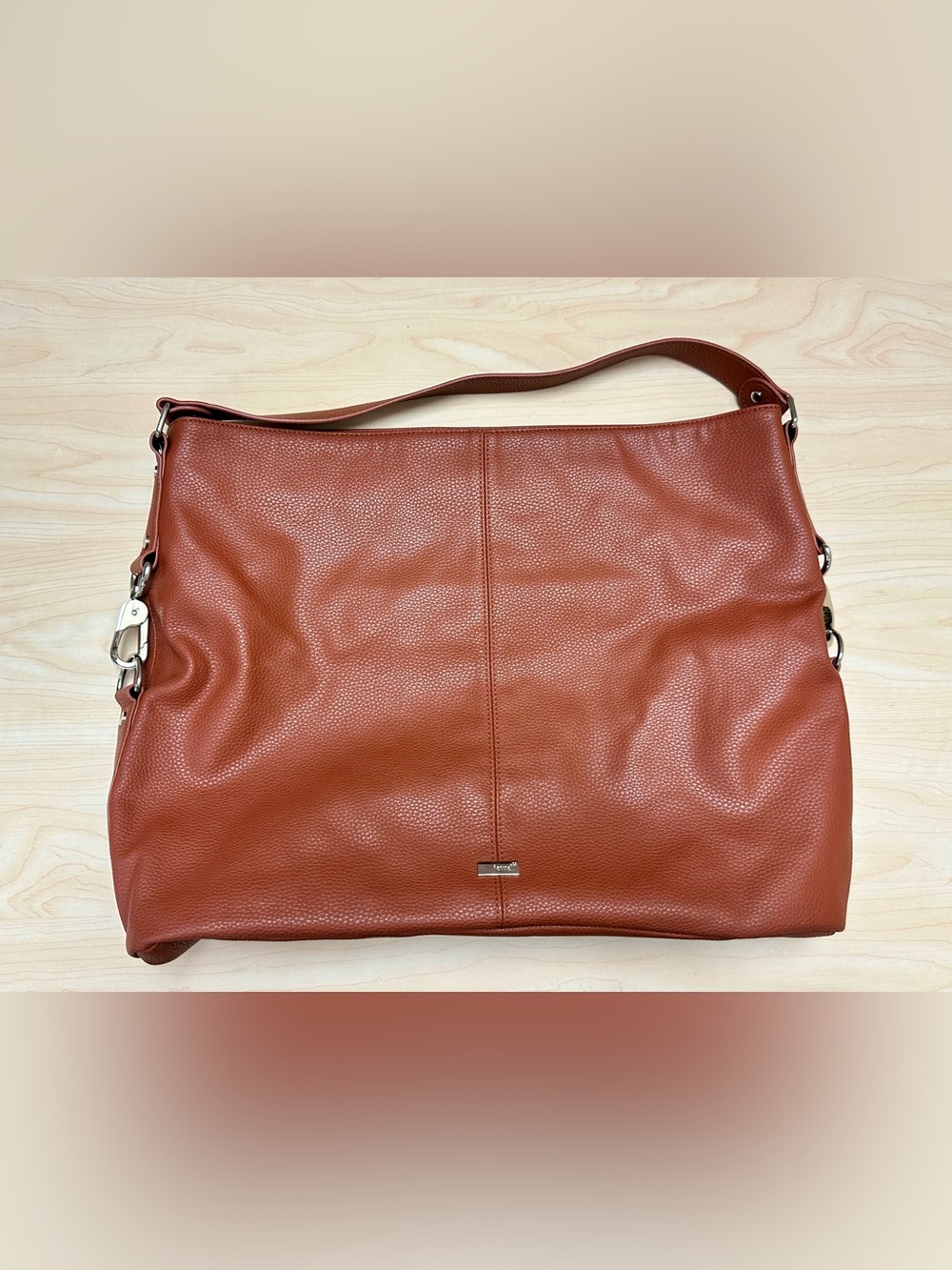 Jewell by Thirty-One - shoulder tote bag in Cognac Woods Pebble